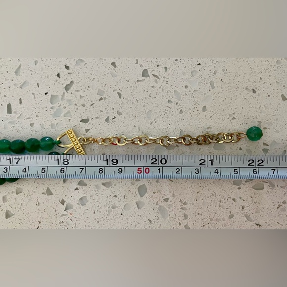 DOUBLE LEOPARD NATURAL STONE STATEMENT NECKLACE - Picture 4 of 4